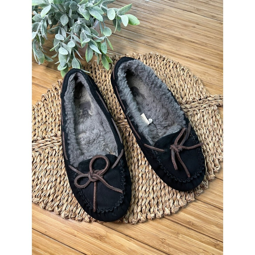 UGG W Bella II Sz 8 - black/grey slip on